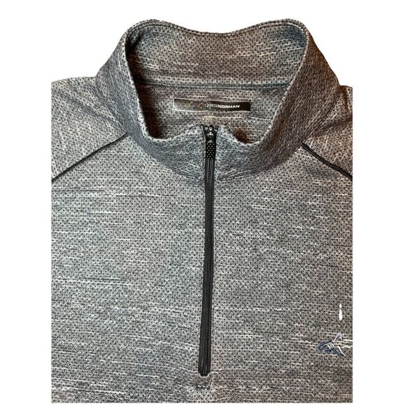 Greg Norman Golf Shark 1/4 Zip Pullover Sweatshirt Men's Size XL Gray Layering - Picture 6 of 8
